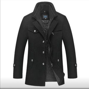 Winter New Men’s Woolen cost warm